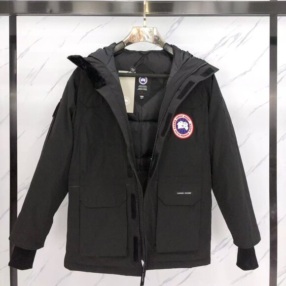 Canada Goose Long Black Puffer Coat - Picture 4 of 6